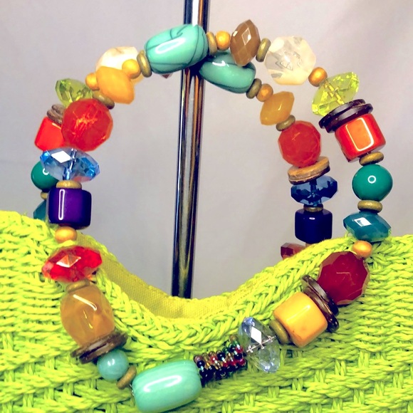 CAPPELLI lime green bag. - Picture 2 of 11